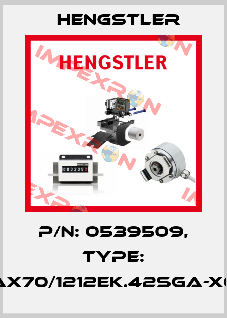 p/n: 0539509, Type: AX70/1212EK.42SGA-X0 Hengstler