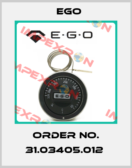 Order No. 31.03405.012  EGO