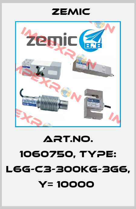 Art.No. 1060750, Type: L6G-C3-300kg-3G6, Y= 10000  ZEMIC