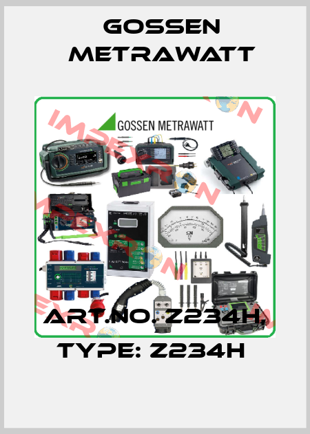 Art.No. Z234H, Type: Z234H  Gossen Metrawatt