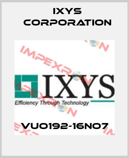 VUO192-16NO7 Ixys Corporation