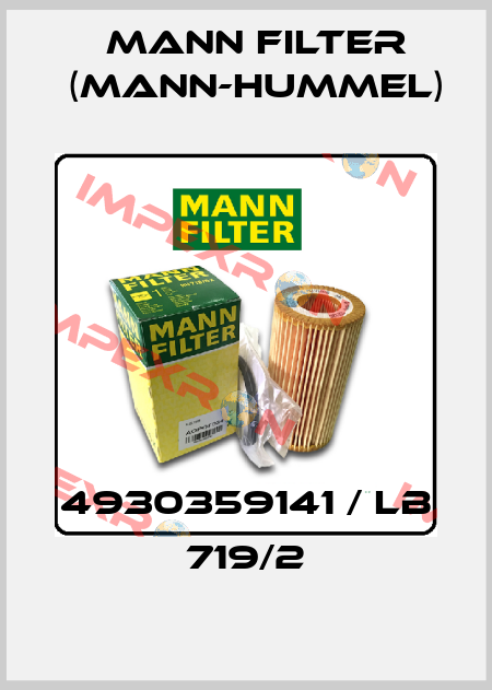 4930359141 / LB 719/2 Mann Filter (Mann-Hummel)
