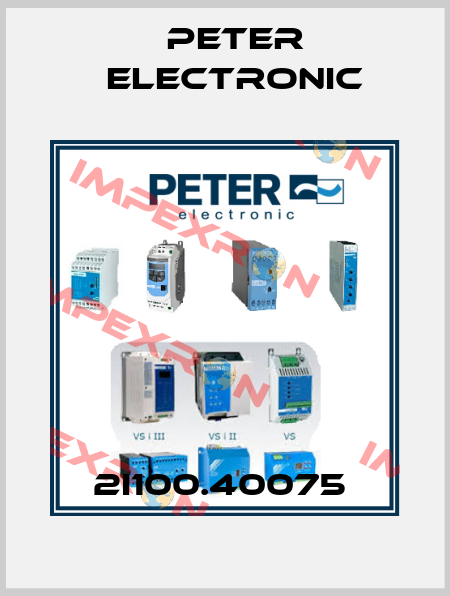 2I100.40075  Peter Electronic