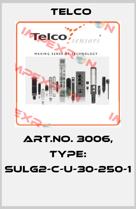 Art.No. 3006, Type: SULG2-C-U-30-250-1  Telco