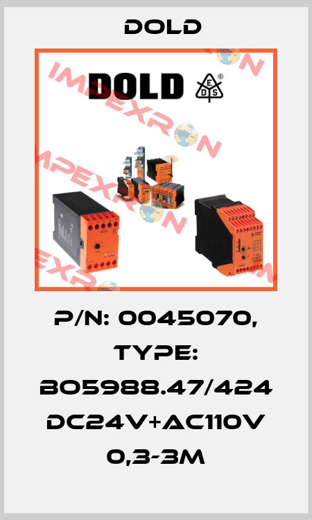p/n: 0045070, Type: BO5988.47/424 DC24V+AC110V 0,3-3M Dold