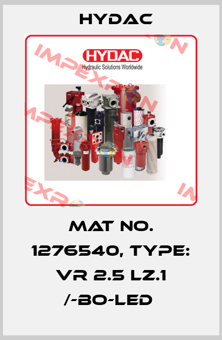 Mat No. 1276540, Type: VR 2.5 LZ.1 /-BO-LED  Hydac