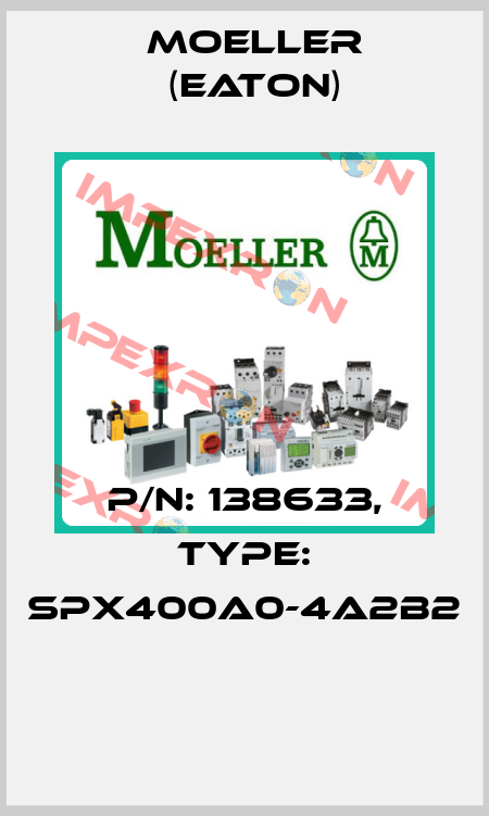 P/N: 138633, Type: SPX400A0-4A2B2  Moeller (Eaton)