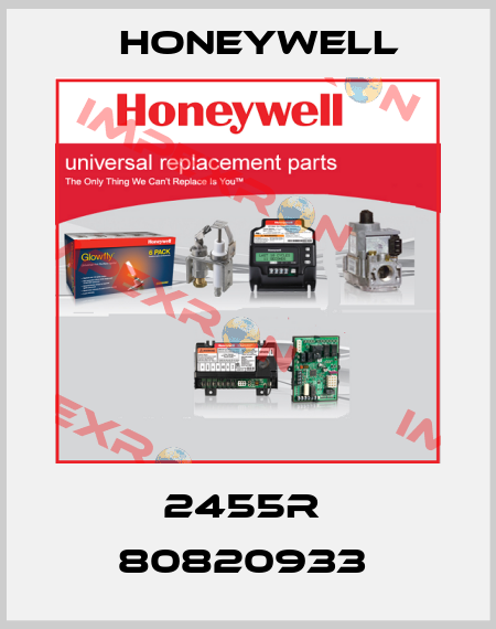 2455R  80820933  Honeywell