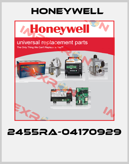 2455RA-04170929  Honeywell