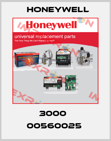 3000   00560025  Honeywell