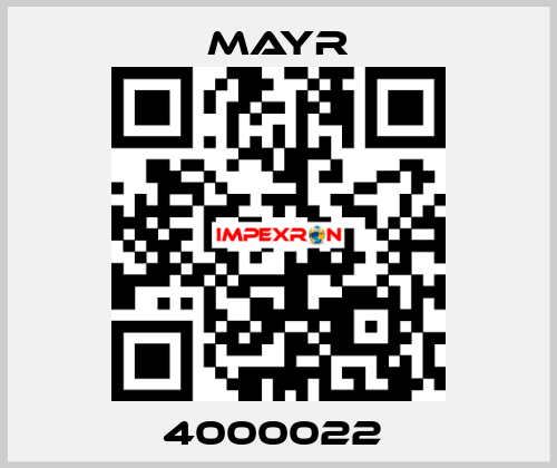 4000022  Mayr