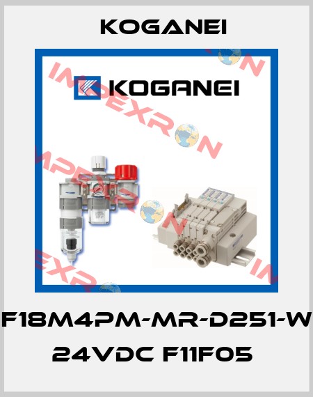 F18M4PM-MR-D251-W 24VDC F11F05  Koganei