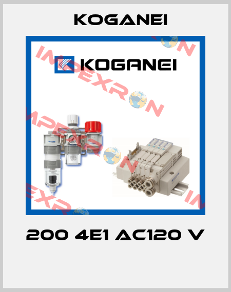 200 4E1 AC120 V  Koganei