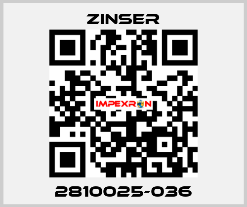 2810025-036 Zinser