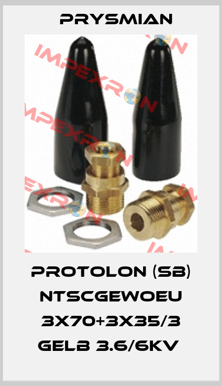 PROTOLON (SB) NTSCGEWOEU 3x70+3x35/3 Gelb 3.6/6KV  Prysmian