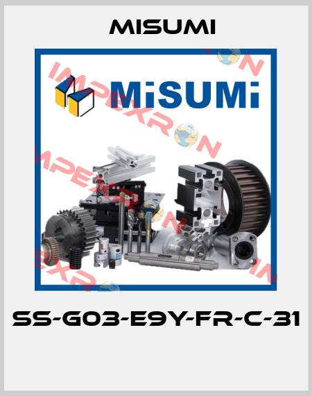 SS-G03-E9Y-FR-C-31  Misumi