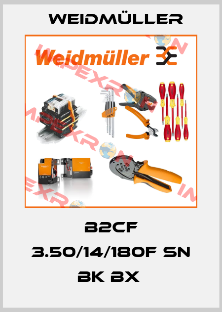B2CF 3.50/14/180F SN BK BX  Weidmüller