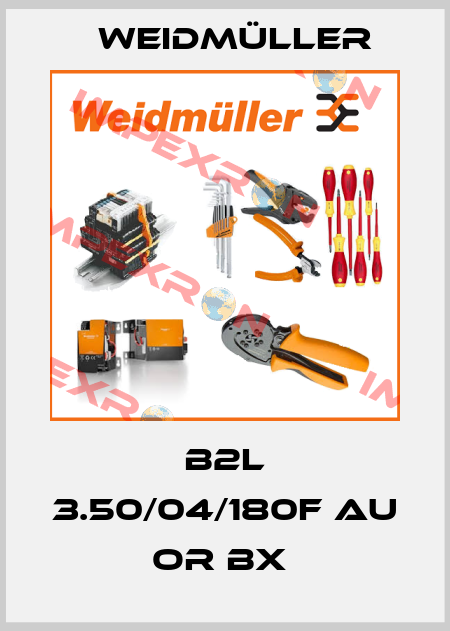 B2L 3.50/04/180F AU OR BX  Weidmüller
