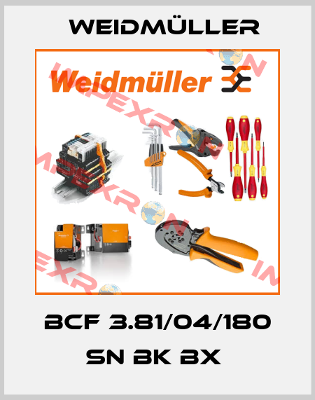 BCF 3.81/04/180 SN BK BX  Weidmüller