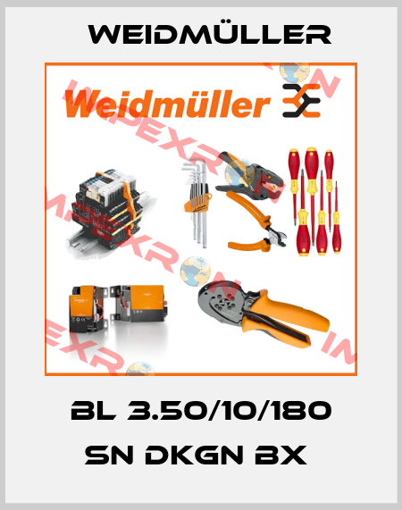 BL 3.50/10/180 SN DKGN BX  Weidmüller