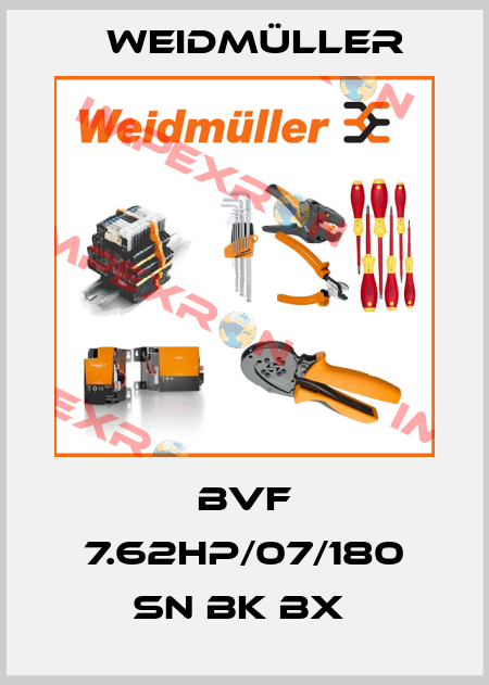 BVF 7.62HP/07/180 SN BK BX  Weidmüller