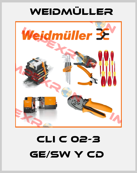 CLI C 02-3 GE/SW Y CD  Weidmüller