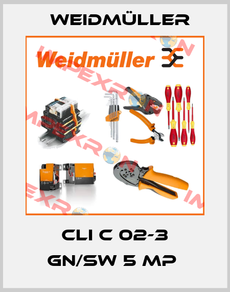 CLI C 02-3 GN/SW 5 MP  Weidmüller
