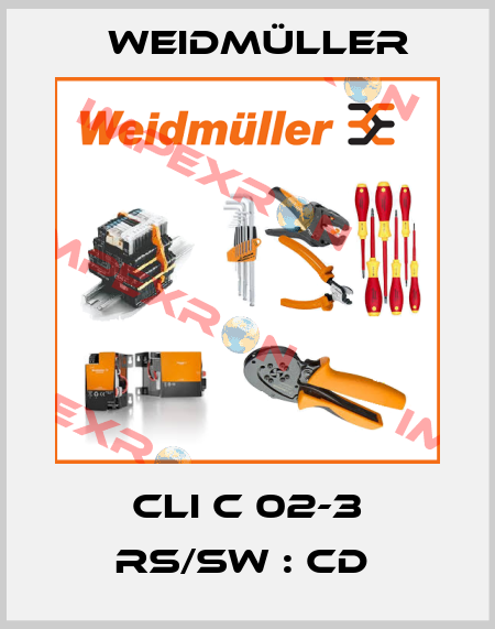 CLI C 02-3 RS/SW : CD  Weidmüller