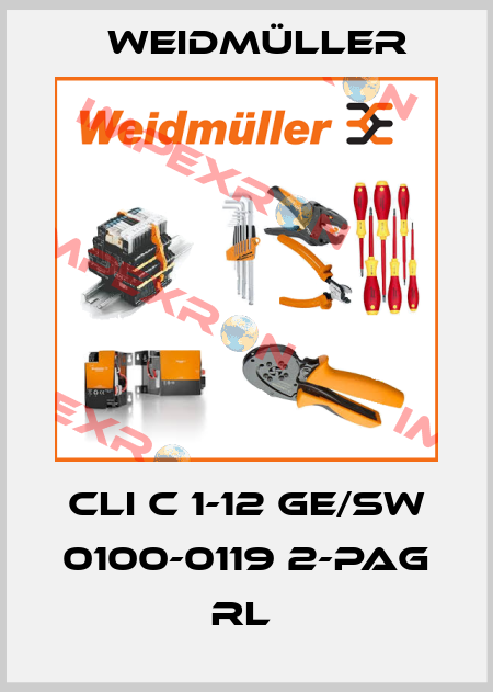 CLI C 1-12 GE/SW 0100-0119 2-PAG RL  Weidmüller