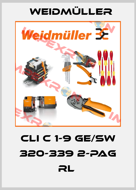 CLI C 1-9 GE/SW 320-339 2-PAG RL  Weidmüller