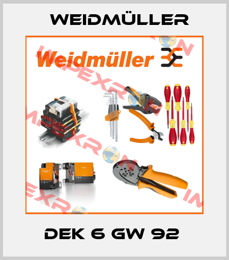 DEK 6 GW 92  Weidmüller