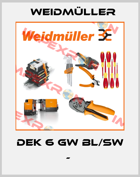 DEK 6 GW BL/SW -  Weidmüller