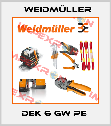 DEK 6 GW PE  Weidmüller