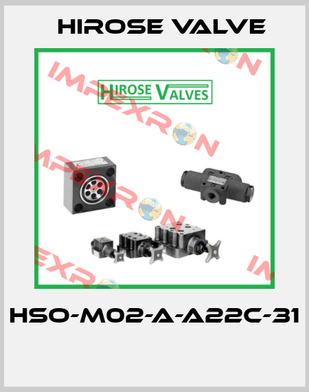 HSO-M02-A-A22C-31  Hirose Valve