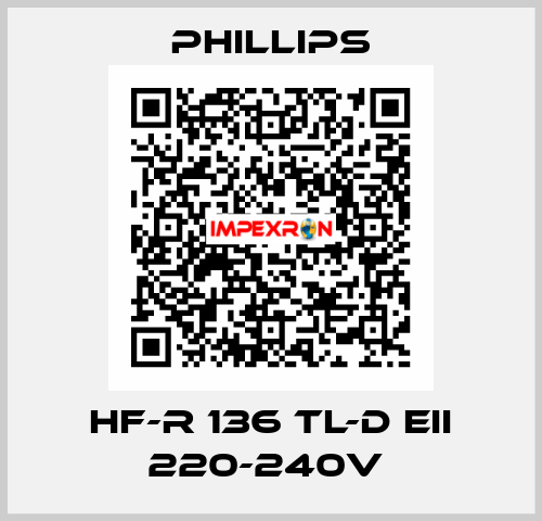 HF-R 136 TL-D EII 220-240V  Phillips