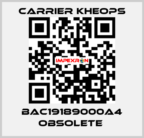 BAC19189000A4 obsolete  Carrier Kheops