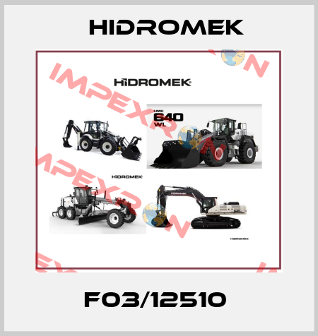 F03/12510  Hidromek