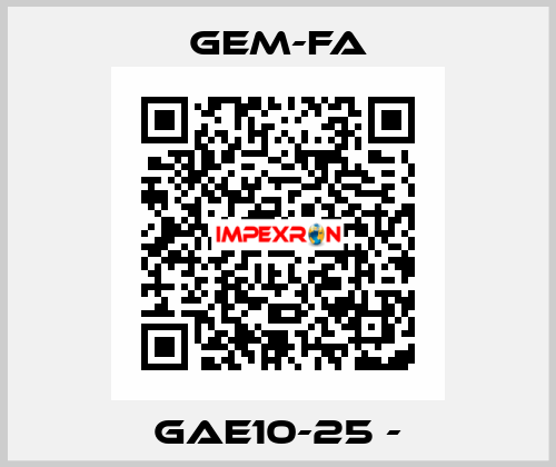GAE10-25 - Gem-Fa