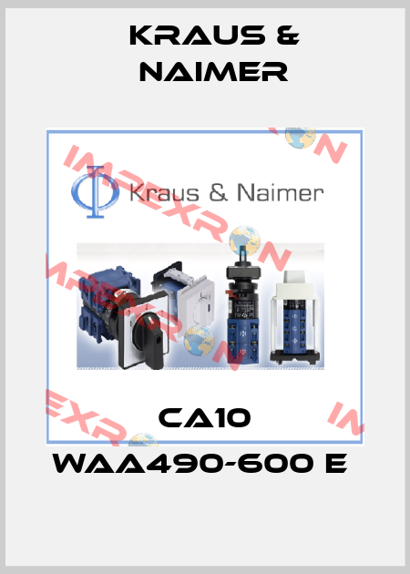 CA10 WAA490-600 E  Kraus & Naimer