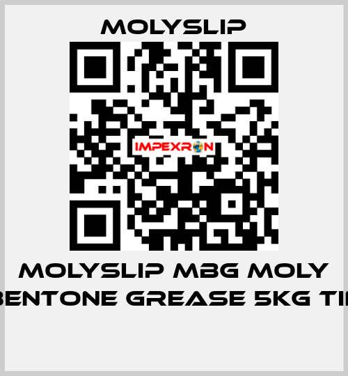 Molyslip MBG Moly Bentone Grease 5Kg Tin  Molyslip