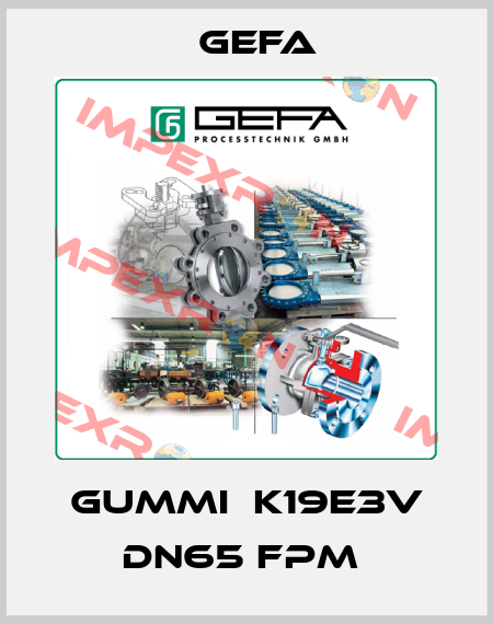 Gummi  K19E3V DN65 FPM  Gefa