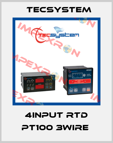 4INPUT RTD PT100 3WIRE  Tecsystem