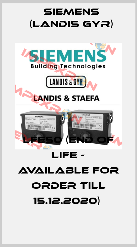LFE50 (End of Life - available for order till 15.12.2020)  Siemens (Landis Gyr)