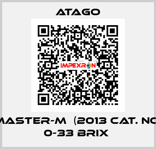 MASTER-M  (2013 CAT. NO) 0-33 BRIX  ATAGO
