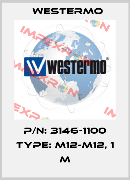 P/N: 3146-1100 Type: M12-M12, 1 m Westermo