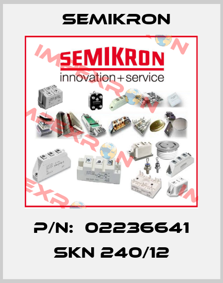 P/N:  02236641 SKN 240/12 Semikron