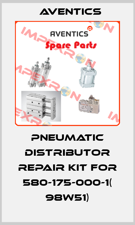 Pneumatic distributor Repair kit for 580-175-000-1( 98w51) Aventics