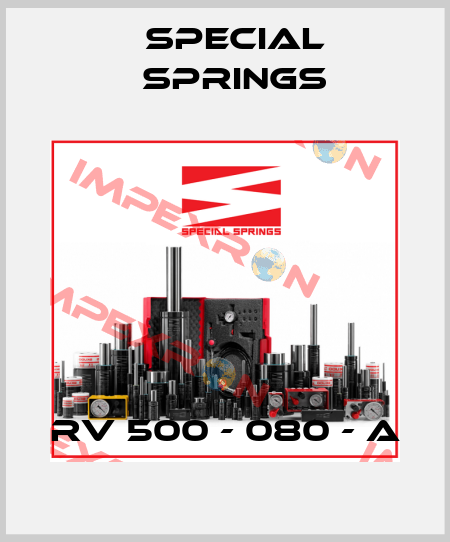 RV 500 - 080 - A Special Springs