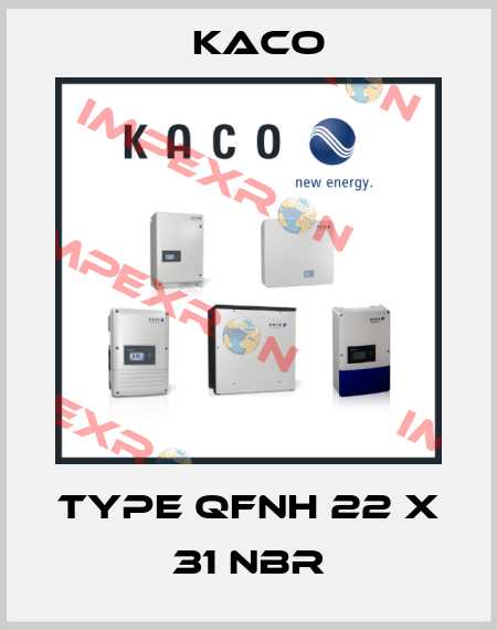 Type QFNH 22 x 31 NBR Kaco