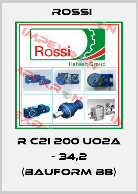 R C2I 200 UO2A - 34,2 (Bauform B8) Rossi